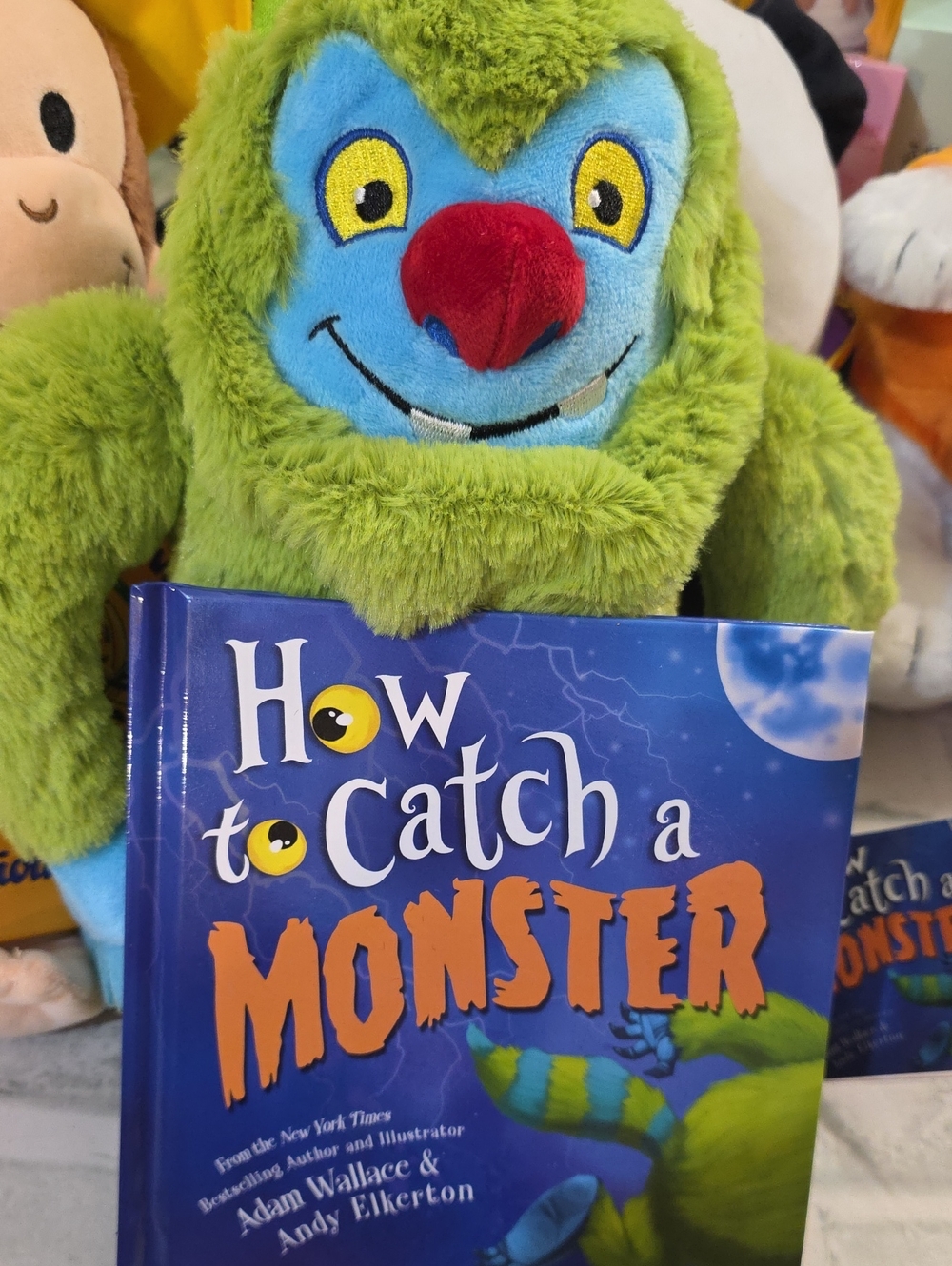 KOLHS CARES GREEN MONSTER PLUSH WITH HALLOWEEN BOOK